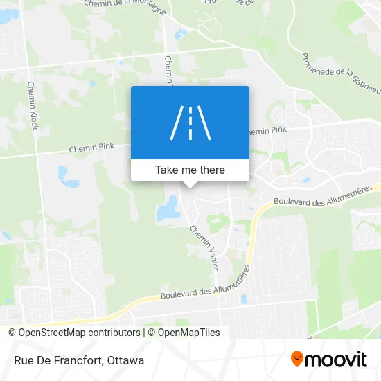 Rue De Francfort map