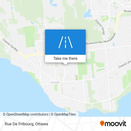 Rue De Fribourg map