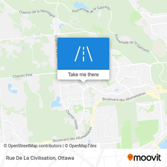 Rue De La Civilisation map