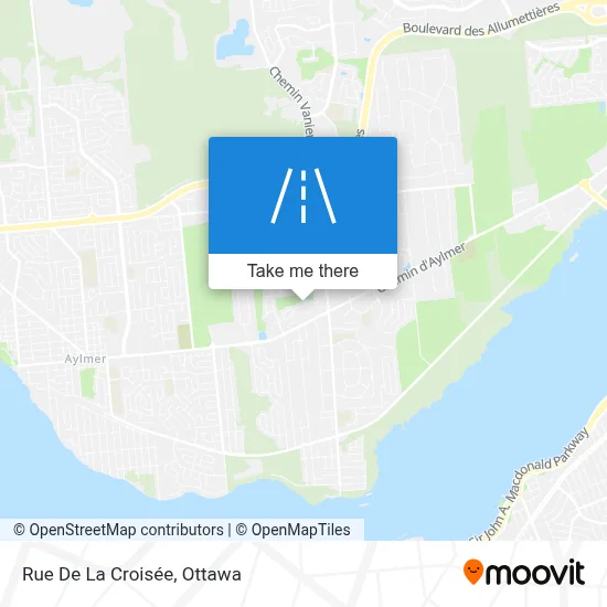 Rue De La Croisée map