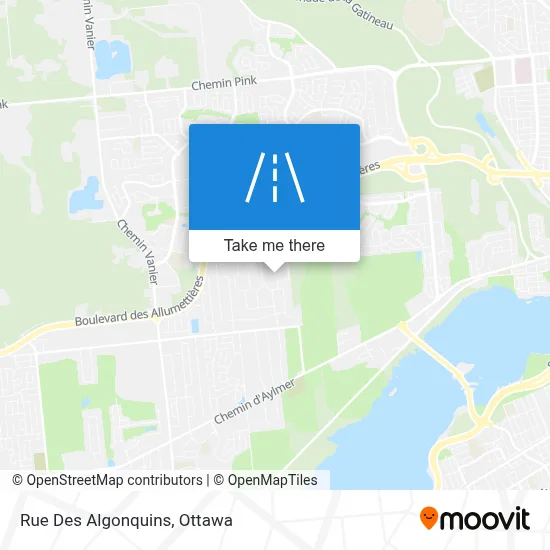 Rue Des Algonquins map
