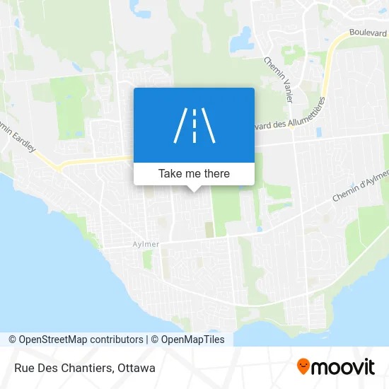 Rue Des Chantiers map