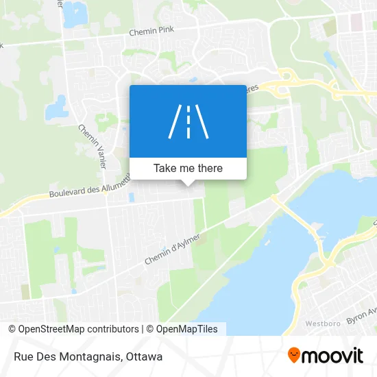 Rue Des Montagnais map