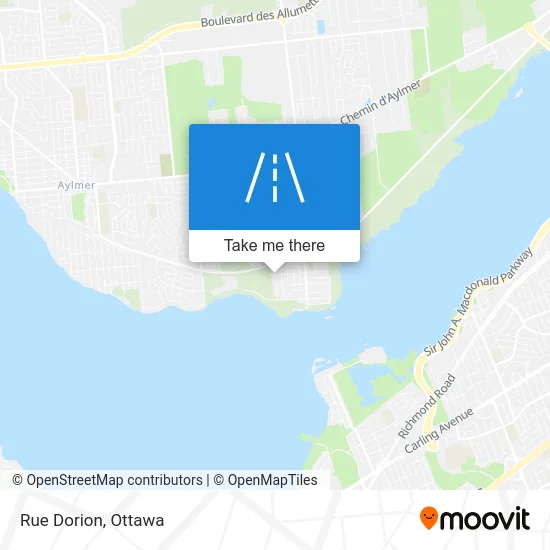 Rue Dorion map