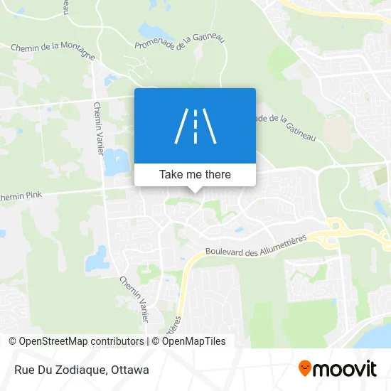 Rue Du Zodiaque map