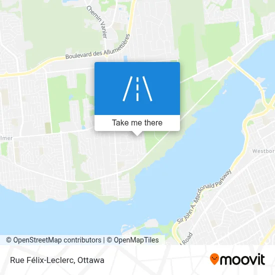 Rue Félix-Leclerc map