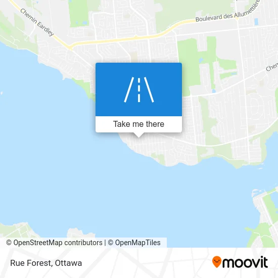 Rue Forest map