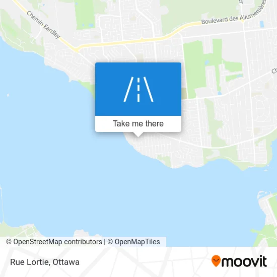 Rue Lortie map