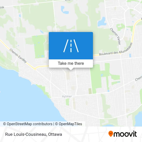 Rue Louis-Cousineau map