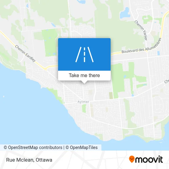 Rue Mclean map