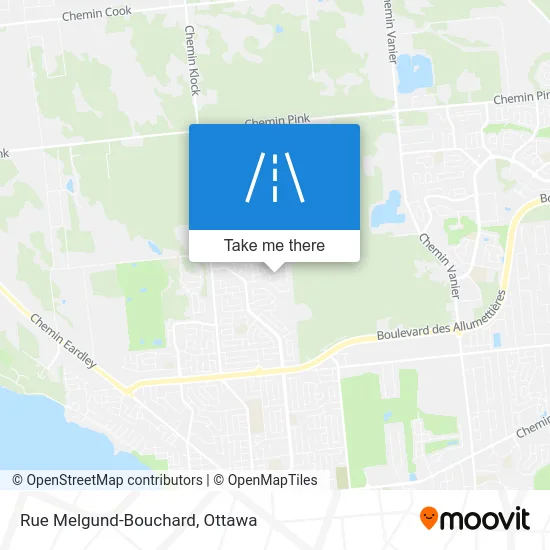 Rue Melgund-Bouchard map