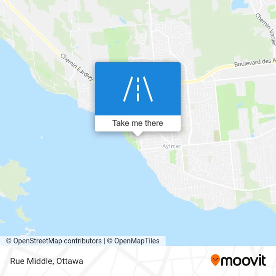 Rue Middle map