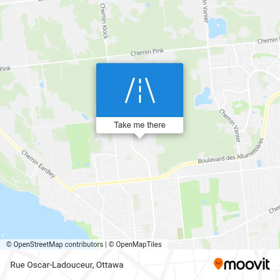 Rue Oscar-Ladouceur map