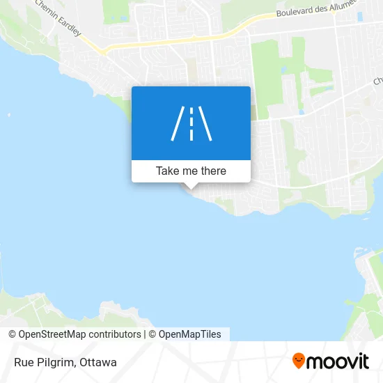 Rue Pilgrim map