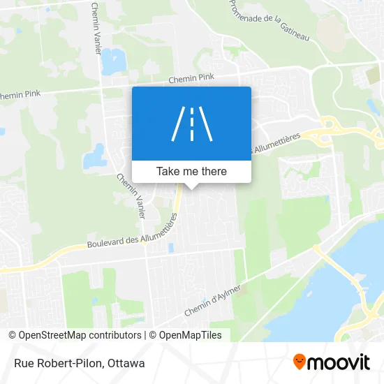 Rue Robert-Pilon map