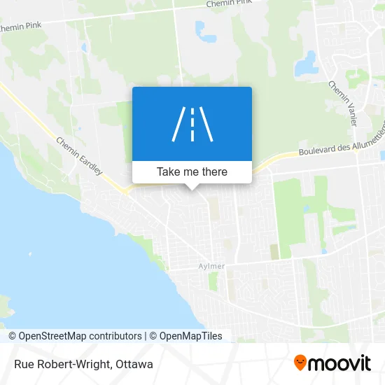 Rue Robert-Wright map