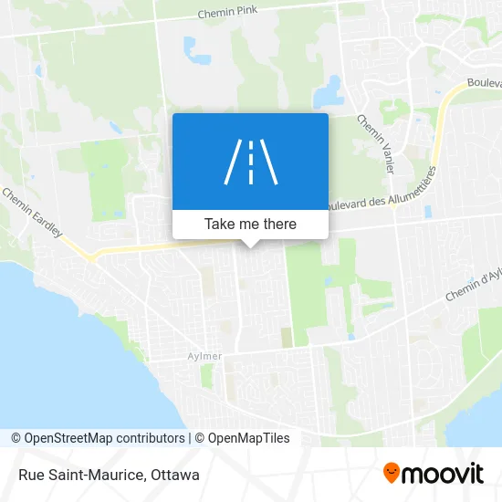 Rue Saint-Maurice map