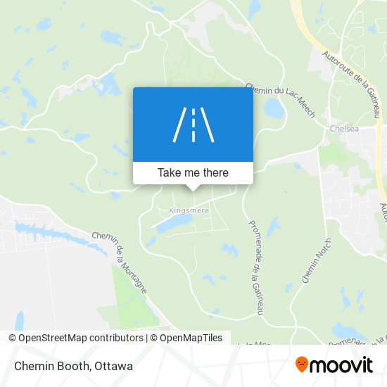 Chemin Booth map