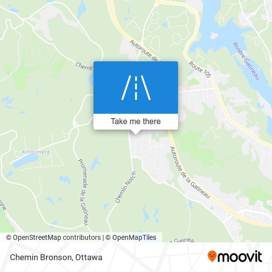 Chemin Bronson map