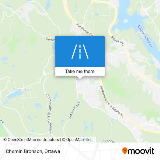 Chemin Bronson map