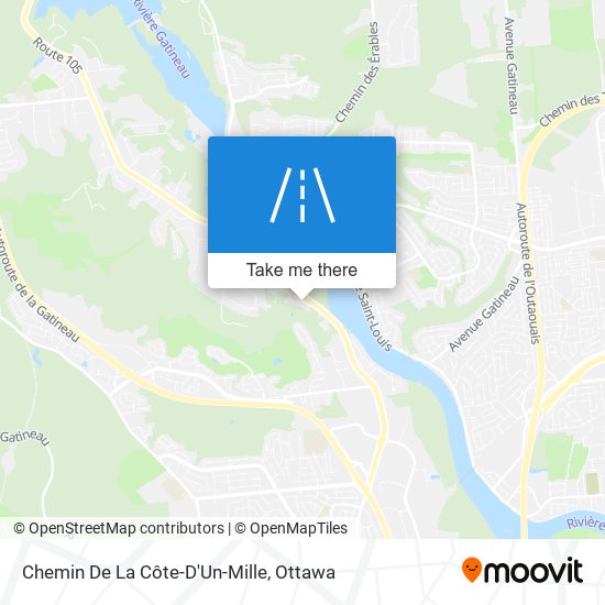 Chemin De La Côte-D'Un-Mille plan