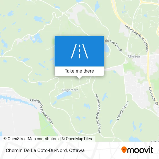 Chemin De La Côte-Du-Nord map