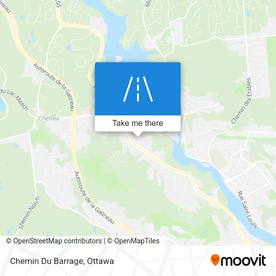 Chemin Du Barrage map