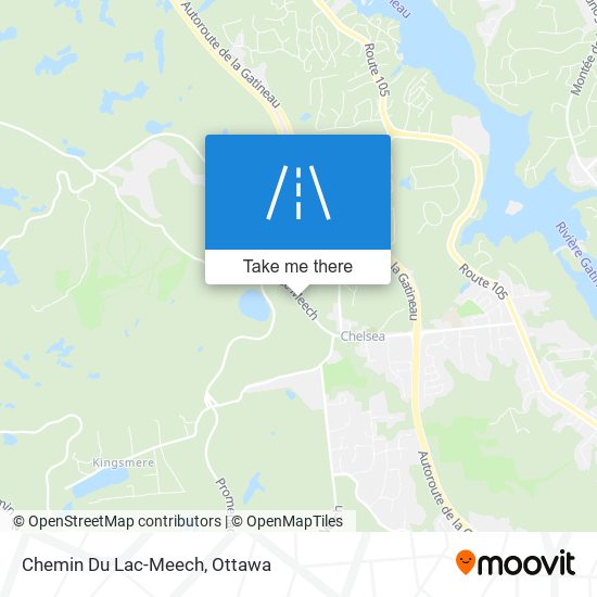 Chemin Du Lac-Meech map