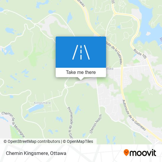 Chemin Kingsmere map