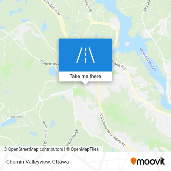 Chemin Valleyview map