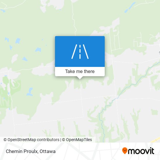 Chemin Proulx map