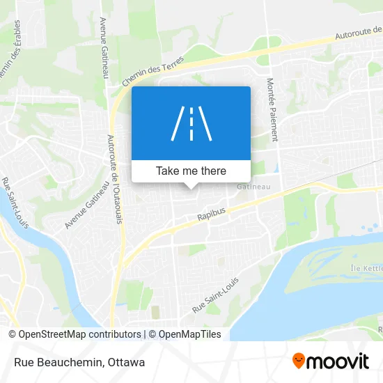 Rue Beauchemin map