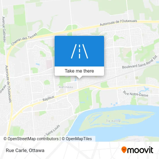 Rue Carle map