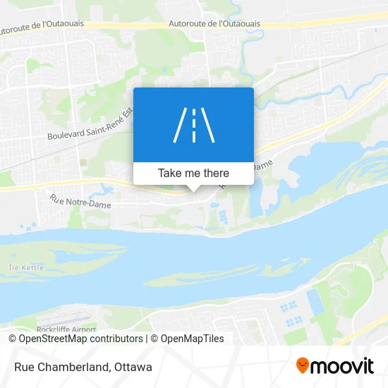 Rue Chamberland map