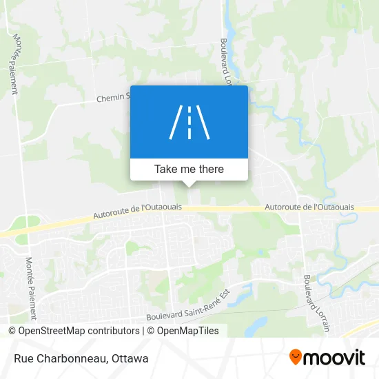 Rue Charbonneau map