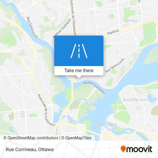 Rue Corriveau map