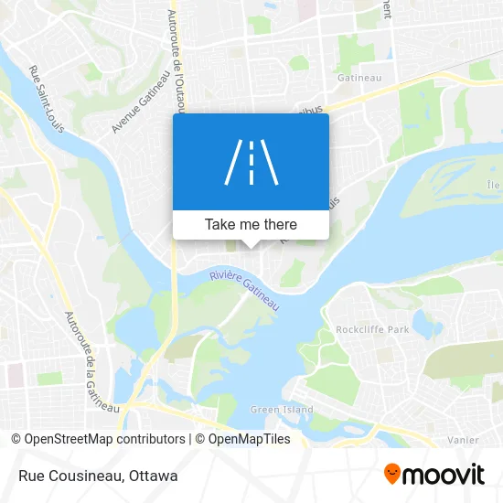 Rue Cousineau map