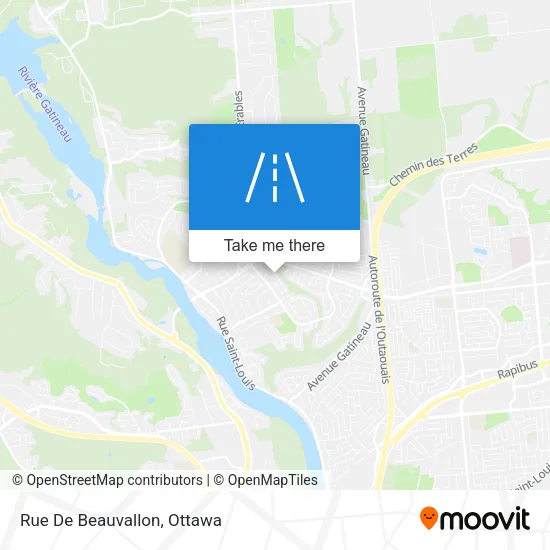 Rue De Beauvallon map