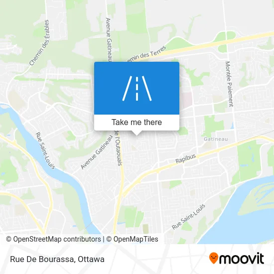 Rue De Bourassa map