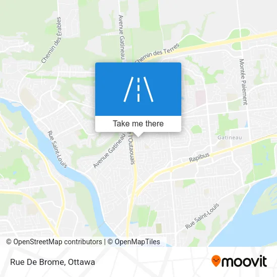 Rue De Brome map