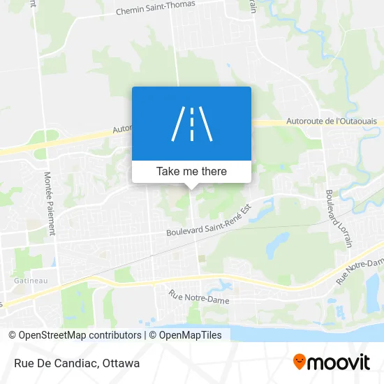 Rue De Candiac map