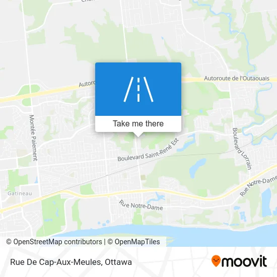 Rue De Cap-Aux-Meules map