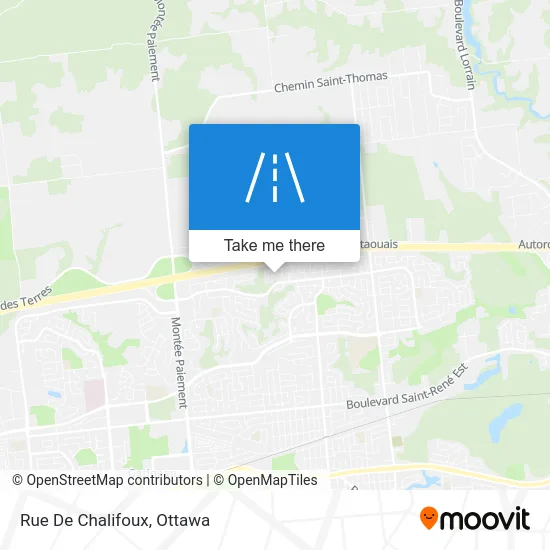 Rue De Chalifoux map