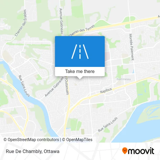 Rue De Chambly map