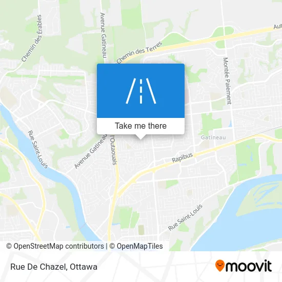 Rue De Chazel map