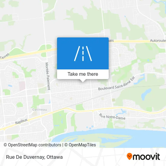 Rue De Duvernay map