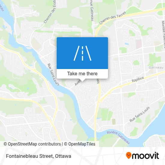 Rue De Fontainebleau map