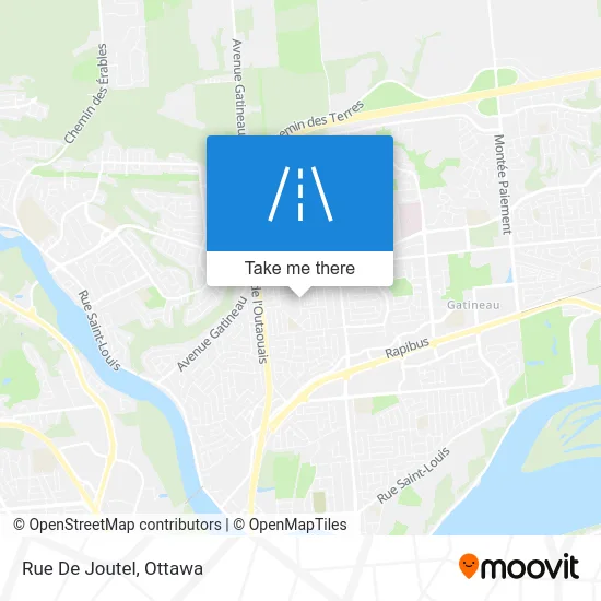 Rue De Joutel map