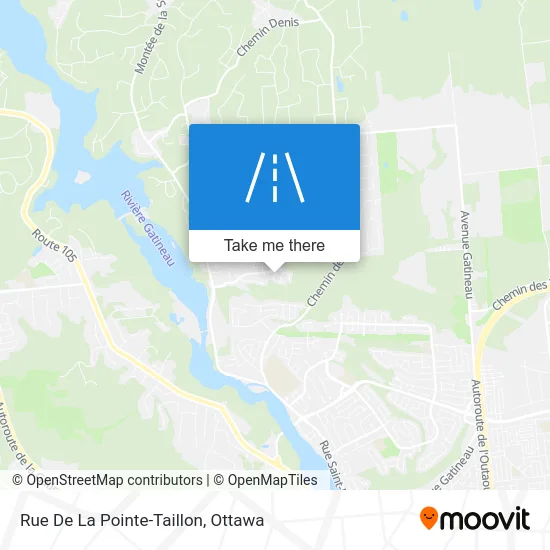 Rue De La Pointe-Taillon map