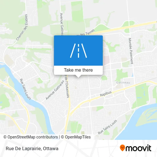 Rue De Laprairie map